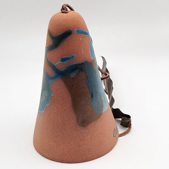 Elmer Loretta Gatti Vintage Southwestern Abstract Wind Bell Windchime Copper Tag - Picture 5 of 8